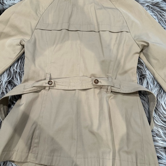 Michael Kors Beige Double-Breasted Trench Coat - Picture 8 of 10